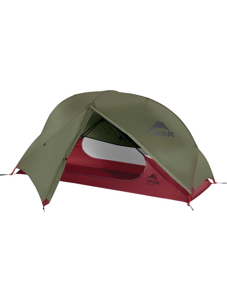 MSR Hubba NX Solo 1-persoons ultra lichtgewicht tent Green - Afbeelding 2