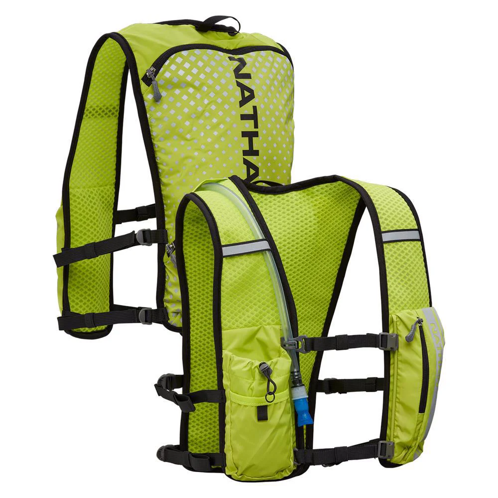 Hypernight hydratatie vest Quickstart 2.0 4L Hi-Viz Yellow Geoprint - Afbeelding 5