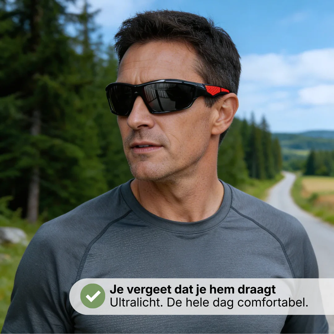 Gepolariseerde Sportbril UV400 - HD Lenzen Ultralicht - Afbeelding 5