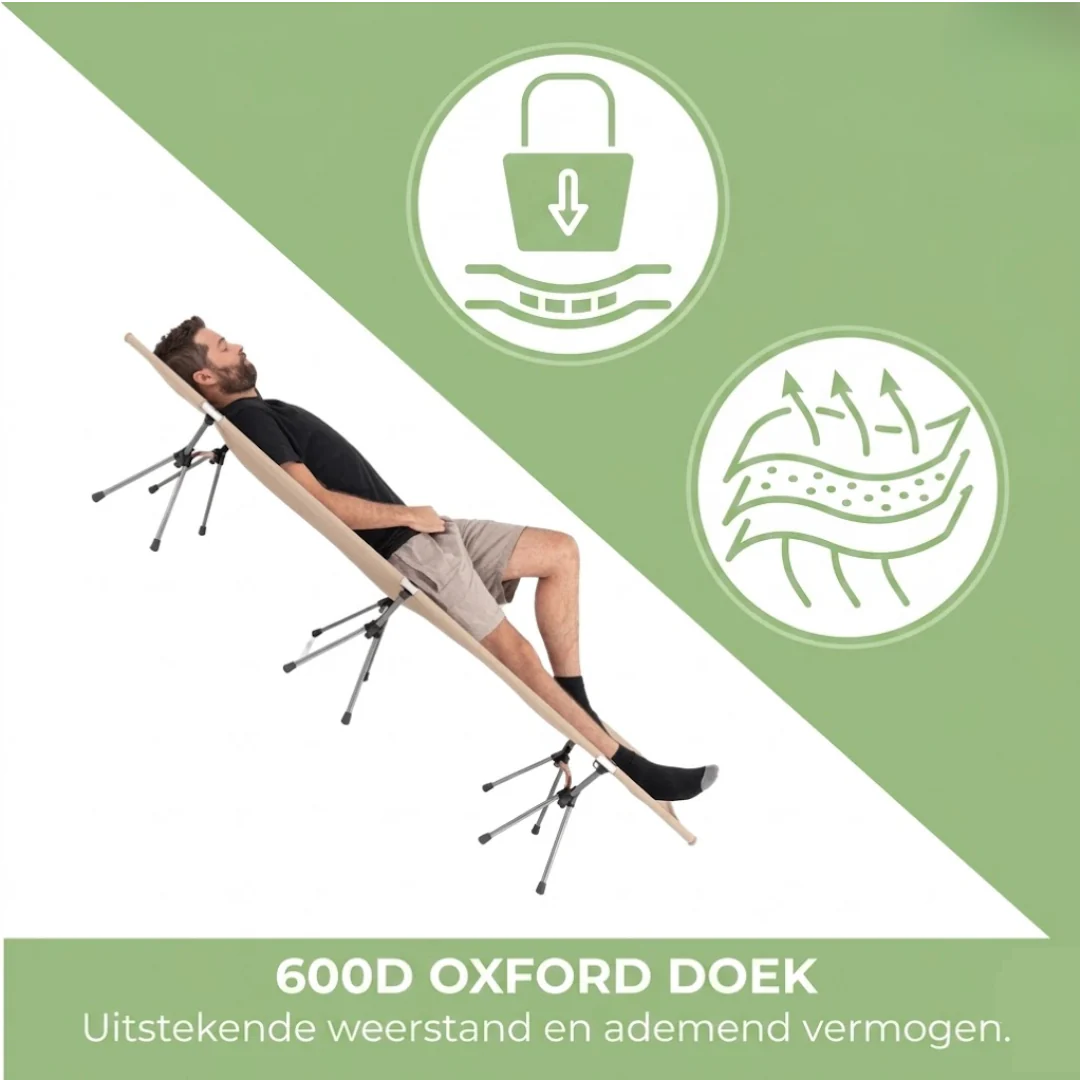 Ultralicht Opvouwbaar Campingbed - Draagbaar Buitenbed - Afbeelding 8