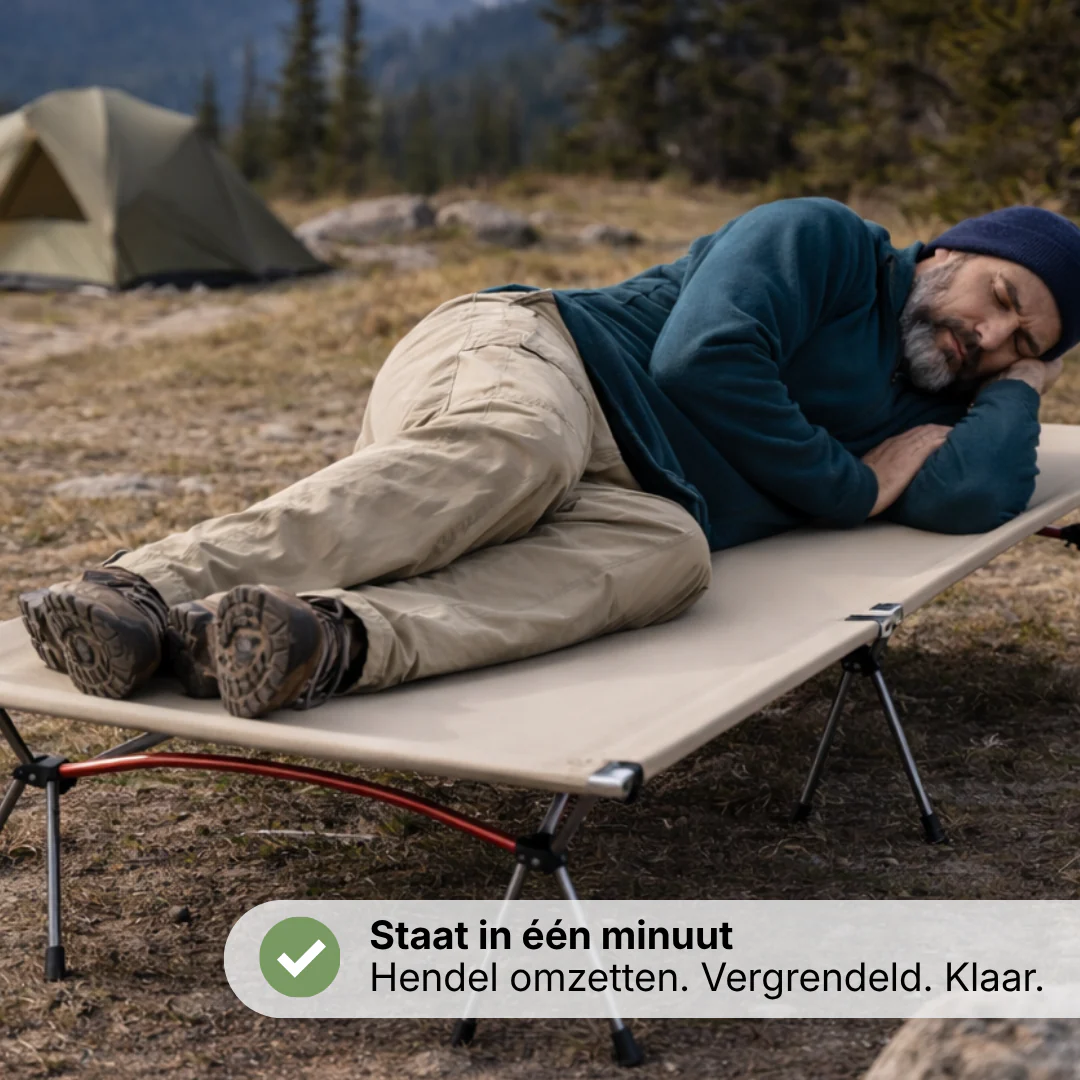 Ultralicht Opvouwbaar Campingbed - Draagbaar Buitenbed - Afbeelding 5