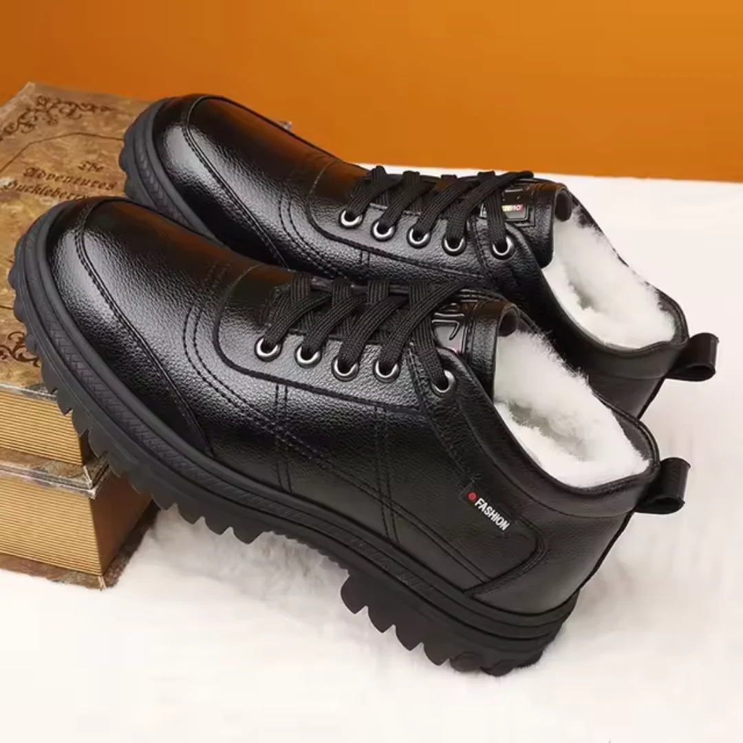 Heren Gevoerde Boots - Winter Schoenen - Waterdicht - Afbeelding 4