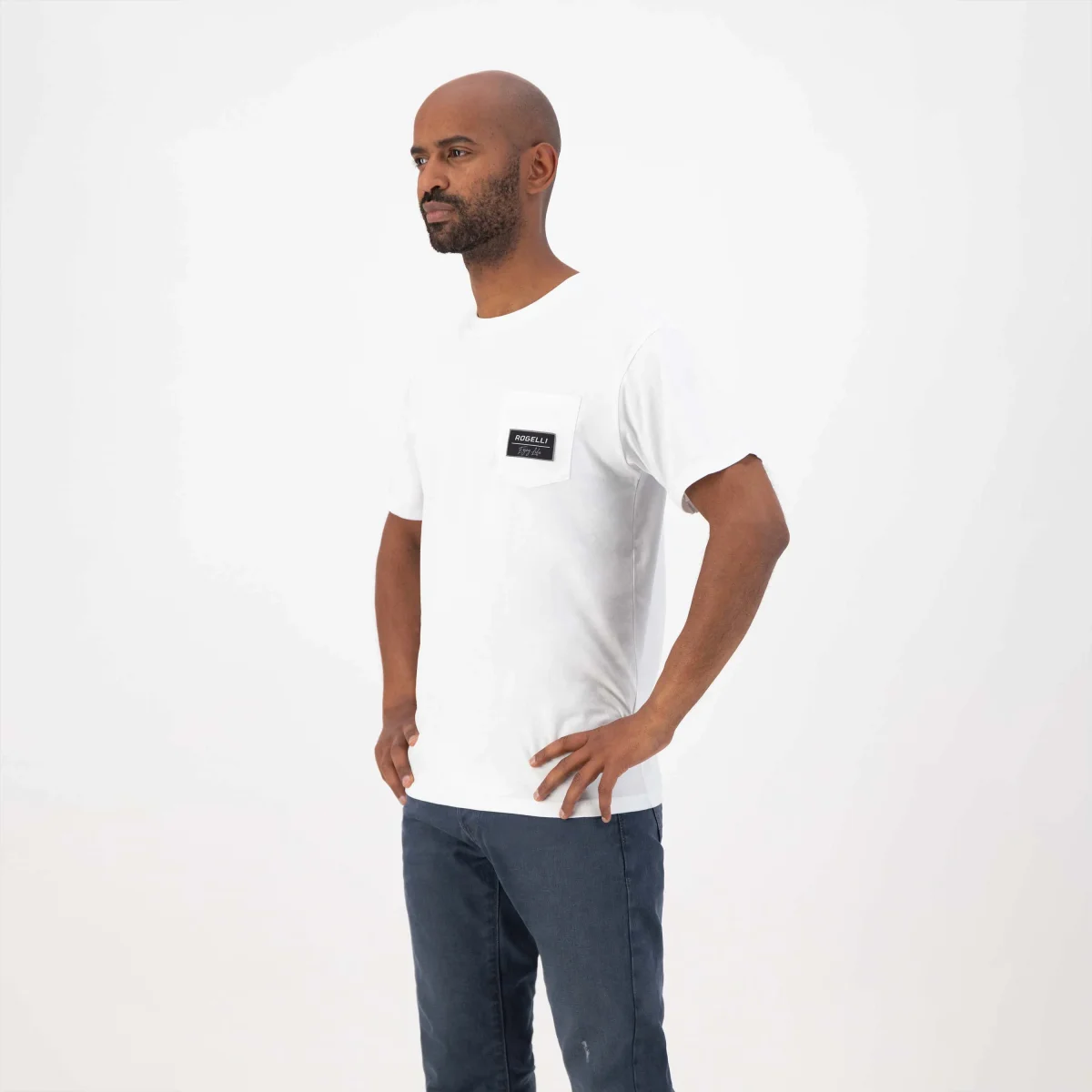 Enjoy Life Pocket T-Shirt Heren - Wit - Afbeelding 6
