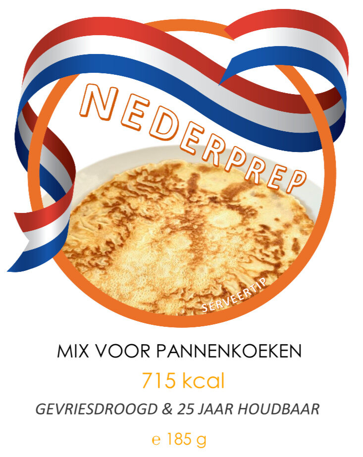 Instant pannenkoekenmix voor 5 pannenkoeken | 25 jaar houdbaar noodrantsoen - Afbeelding 2