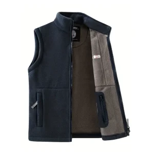 Heren Fleece Outdoor Bodywarmer – Gevoerd