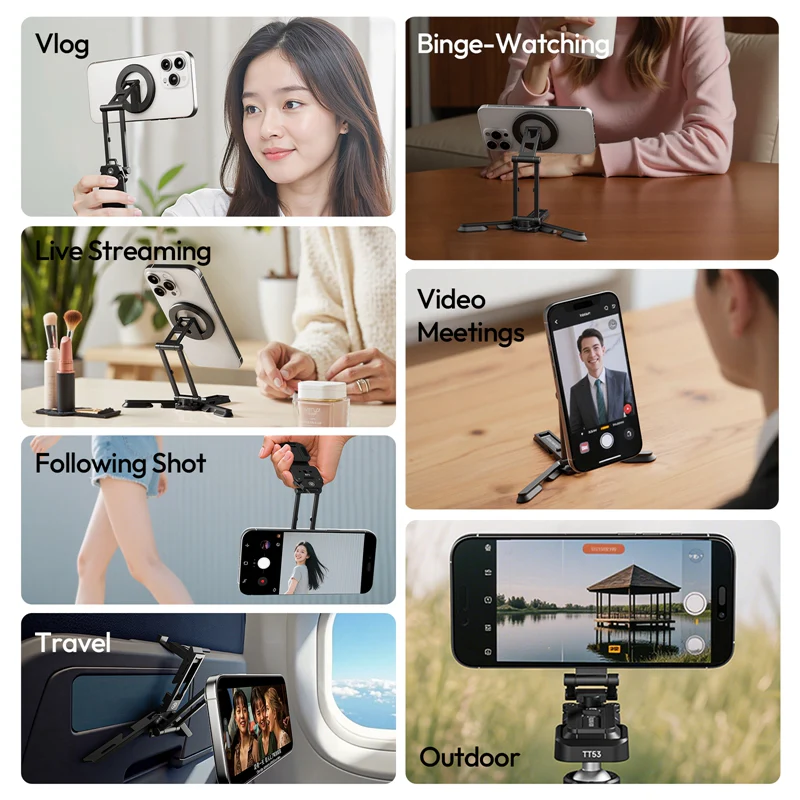 Ulanzi SK29 5-in-1 Telefoonhouder / Mini-statief met MagSafe - Afbeelding 9
