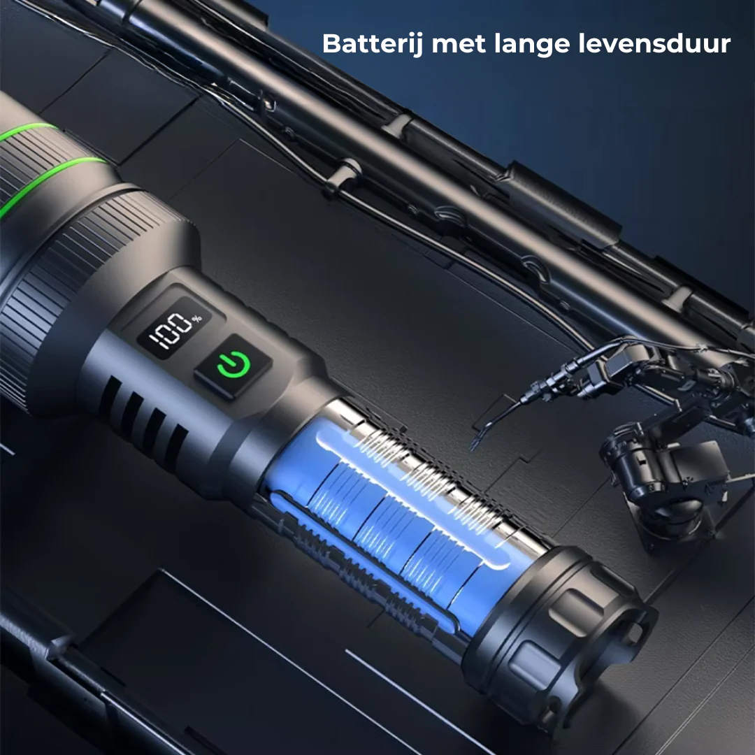 LED Zaklamp - Zoombaar 3 KM - Extreem Helder - Afbeelding 4