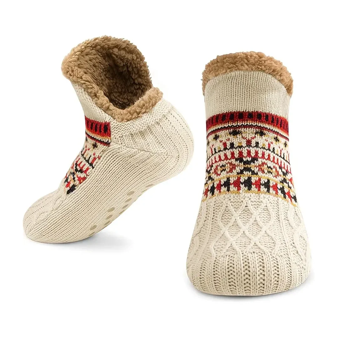 Thermo Gebreide Sokken – Antislip & Warm – Winter Comfort - Afbeelding 7