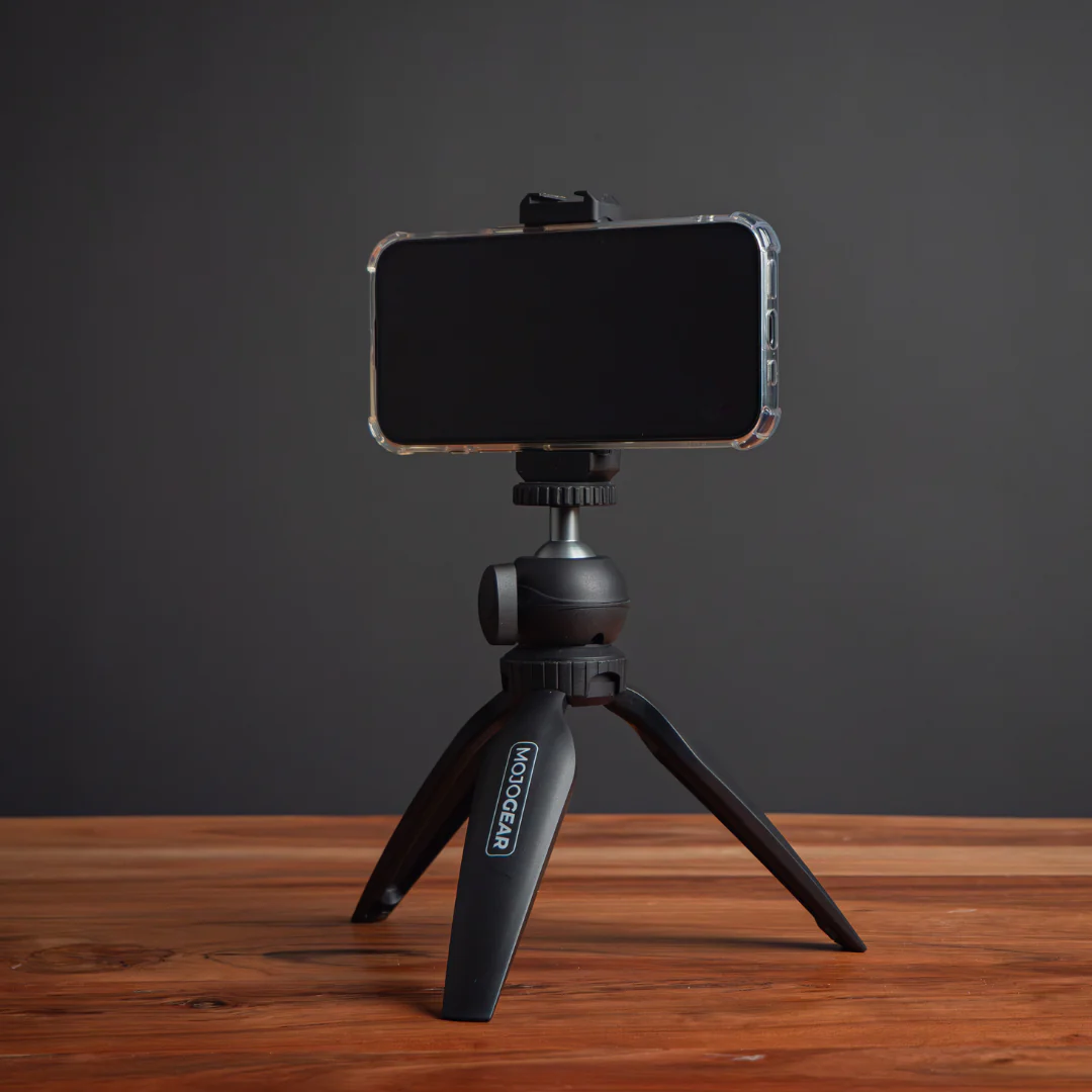 Mini-statief vlog KIT: tafelstatief & premium telefoonhouder - Afbeelding 3