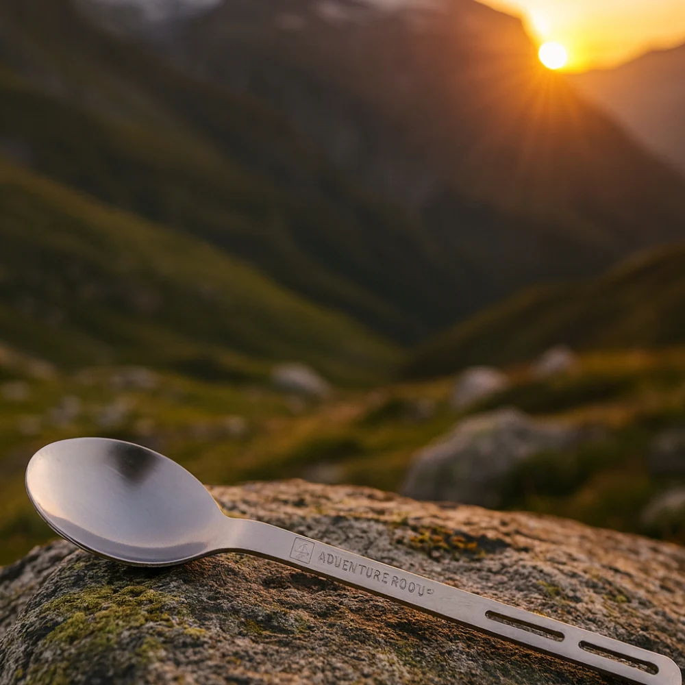 Adventure Food Spoon Titanium β’ Ultralichte Lepel π₯ - Afbeelding 4