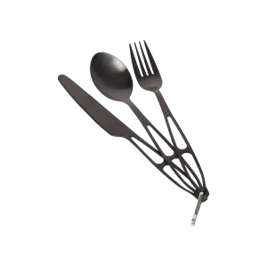 Campguru 3-piece cutlery set SS