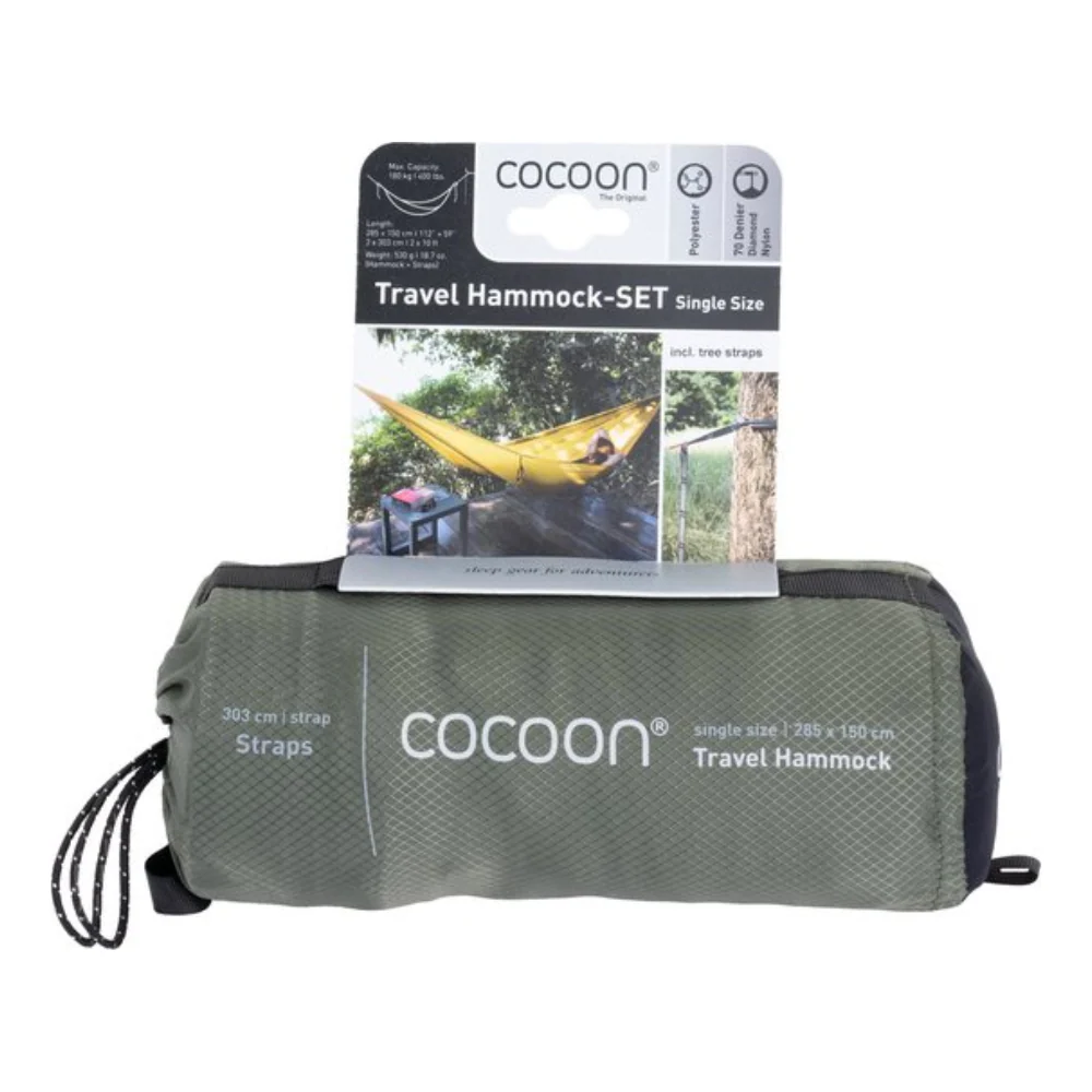 Cocoon Travel Hammock Set Cypress green - Afbeelding 4