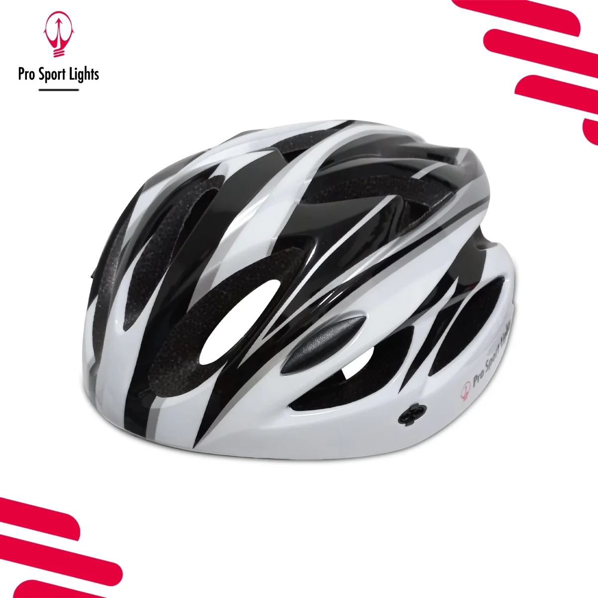 Fietshelm Heren/Dames - Wit/Zwart - Afbeelding 5
