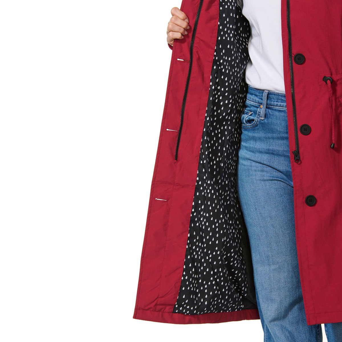 Happy Rainy Days Regenjas Porto Donkerrood - Afbeelding 6