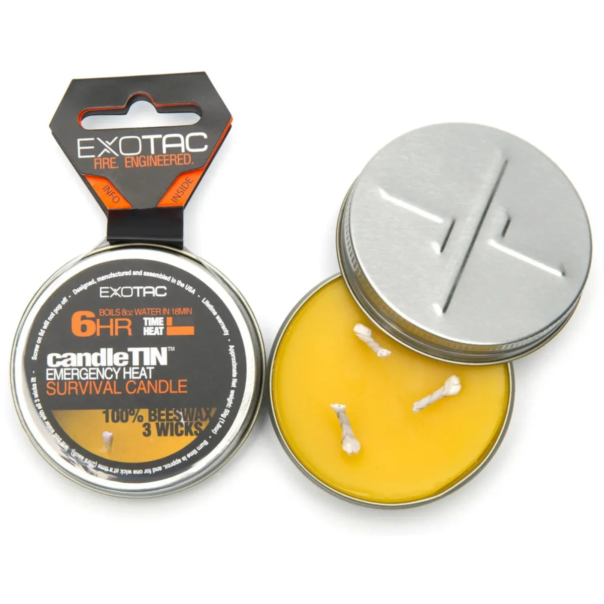 Exotac CandleTIN Small Burn - Afbeelding 2