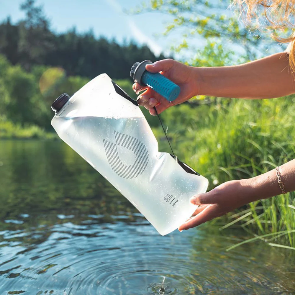 Hydrapak • Seeker 3L Clear • Opvouwbare Waterzak met Filter - Afbeelding 3