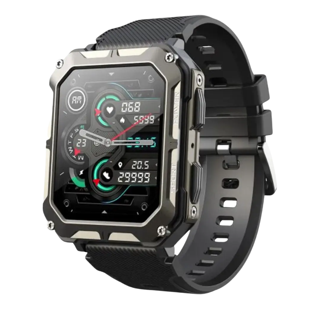 Onverwoestbare Smartwatch - Hartslagmeter - Stappenteller - Afbeelding 2