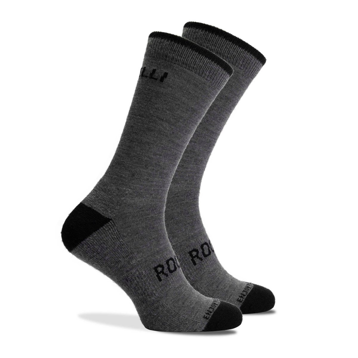 Merino Wol Winter Fietssokken - Grijs - Afbeelding 2