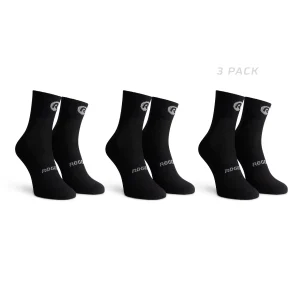 3-Pack Core Fietssokken - Zwart