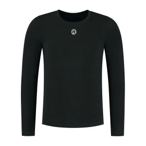 Merino Ondershirt Lange Mouw - Zwart