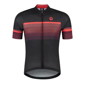Hero II Fietsshirt Heren - Zwart/Bordeaux/Rood