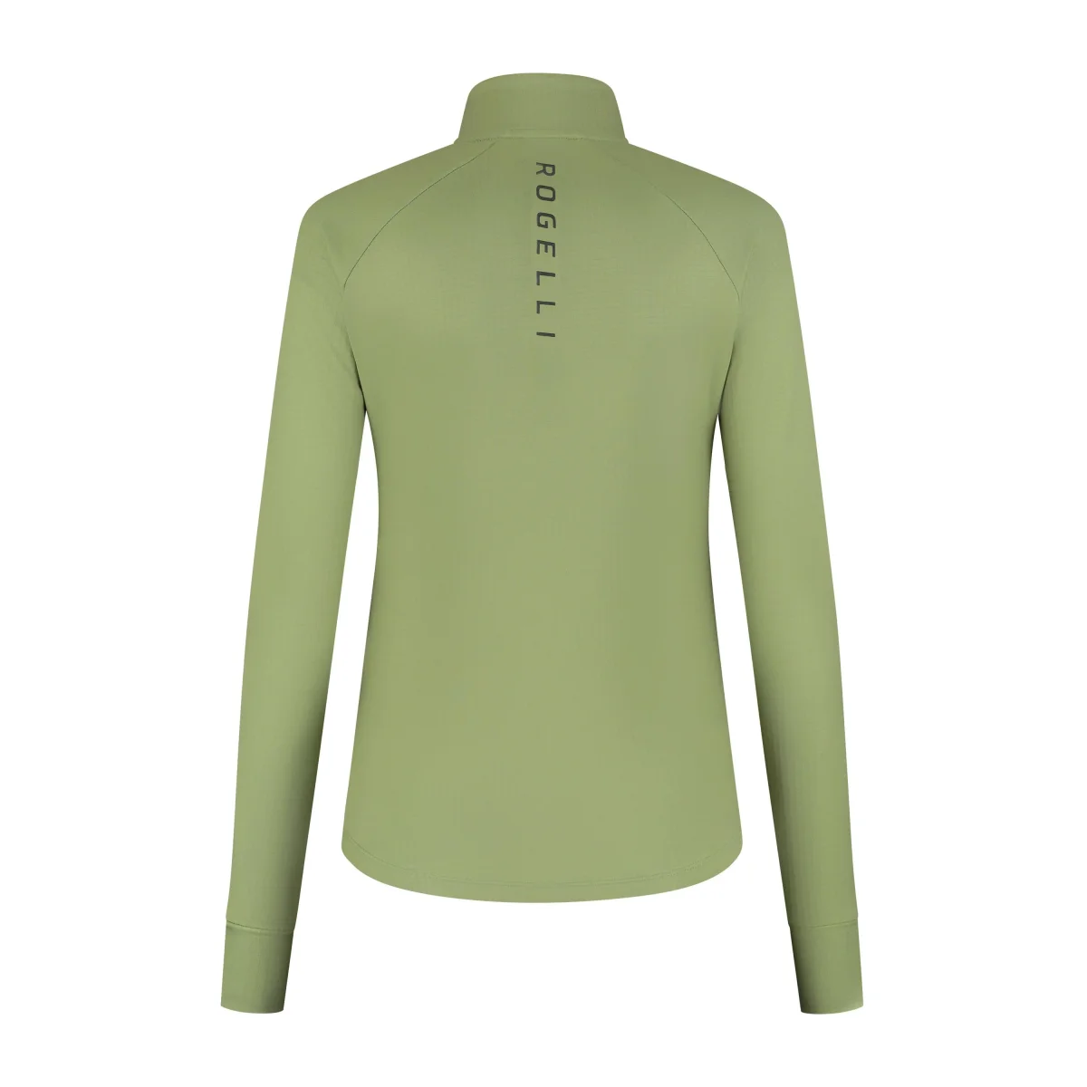 Essential Hardlooptop Lange Mouw 1/2 Zip Dames - Saliegroen - Afbeelding 4