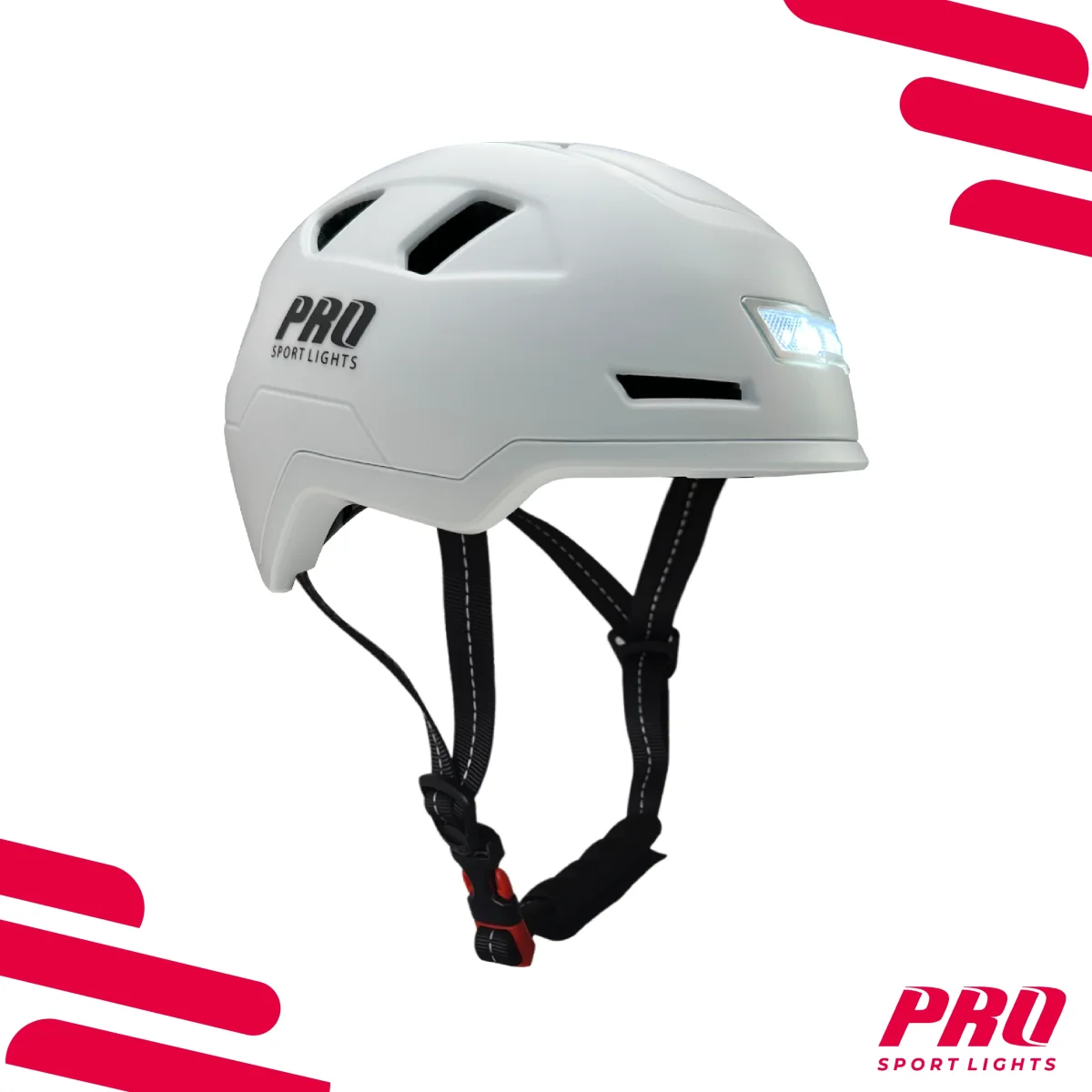Pro Sport Lights Pedelec Fietshelm NTA 8776 - Wit - Afbeelding 9