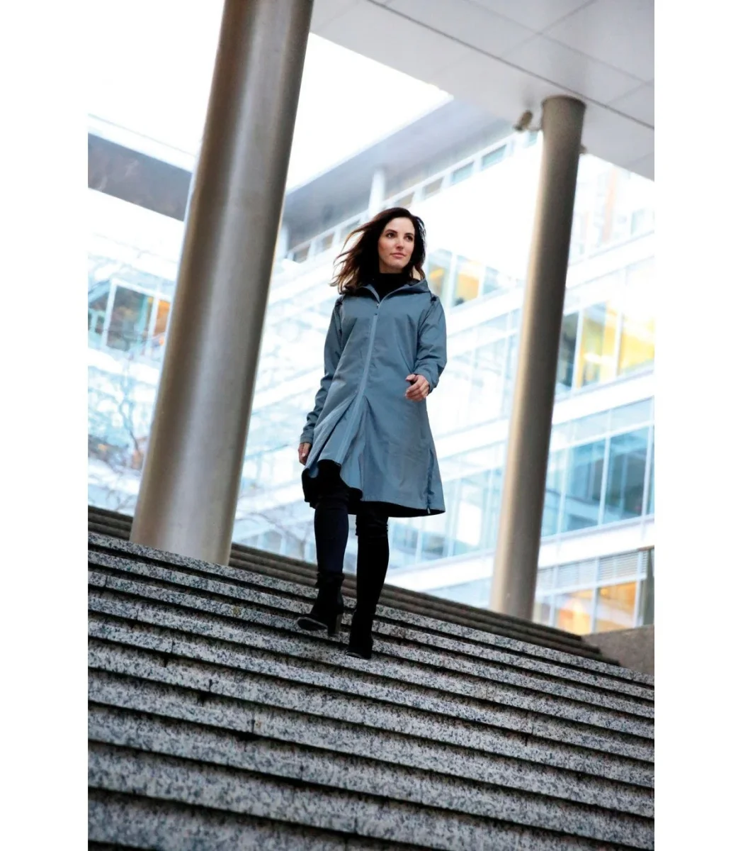 AGU Regenjas SEQ Steelblue - Afbeelding 3