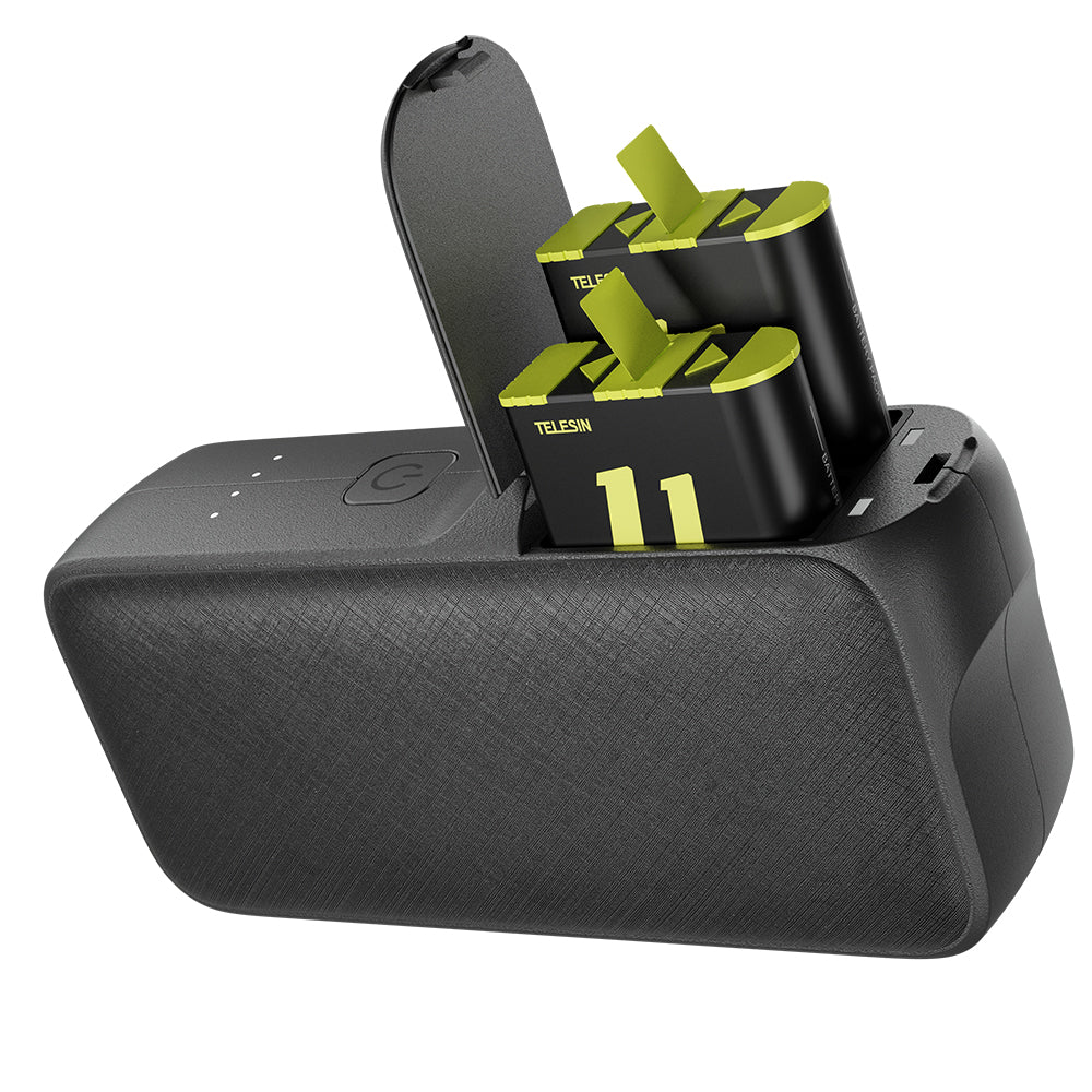 Telesin 10000mAh powerbank voor GoPro-accu's - GoPro 9 t/m 12 - Afbeelding 4