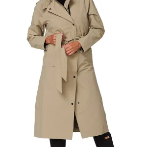 Happy Rainy Days Lange regenjas Dames Michigan Beige *Laatste maten XL, XXL en XXXL*