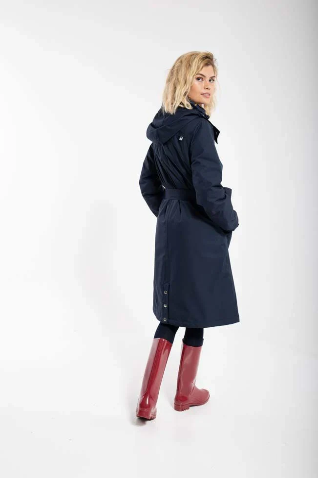 Danefae Winter Regenjas Dames Bornholm Donkerblauw - Afbeelding 5