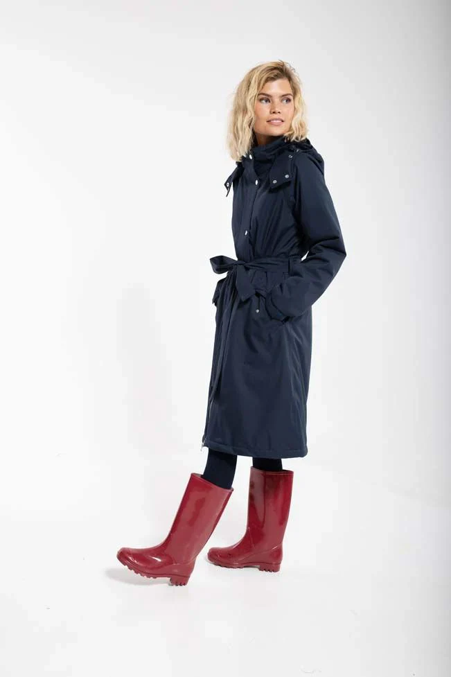 Danefae Winter Regenjas Dames Bornholm Donkerblauw - Afbeelding 7