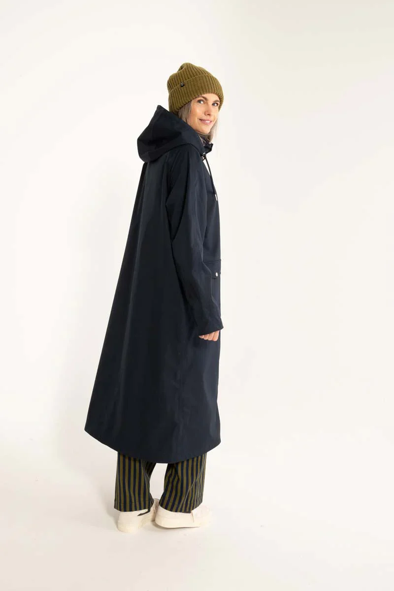 Danefae Regenjas Dames Danegarden Navy - Afbeelding 5