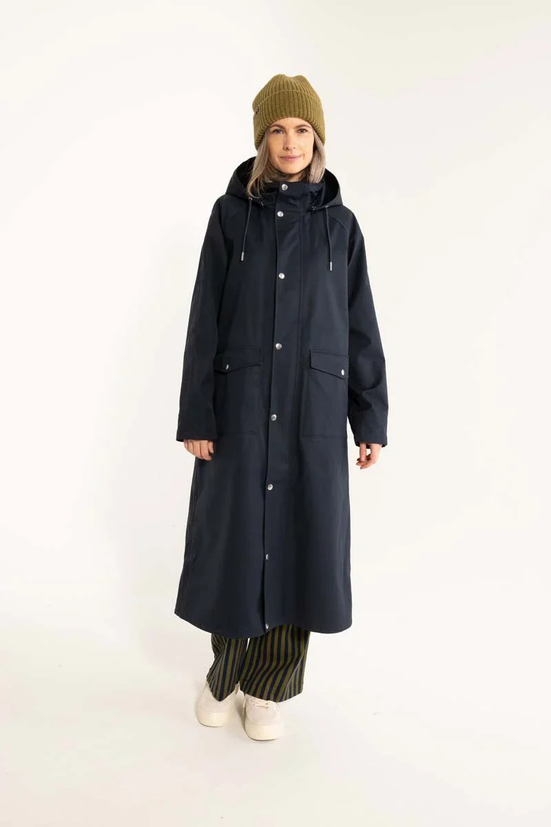 Danefae Regenjas Dames Danegarden Navy - Afbeelding 2
