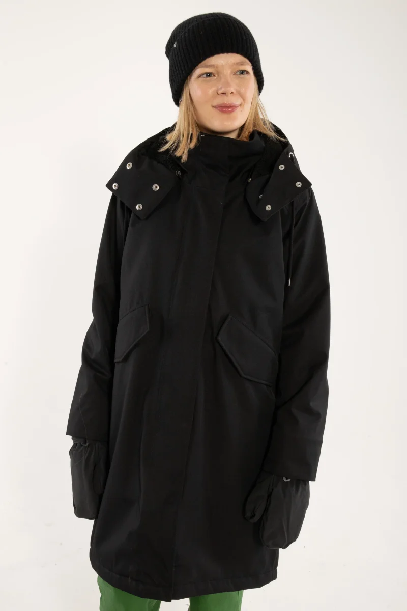 Danefae Danenorth Wind Winter Parka Zwart - Afbeelding 4