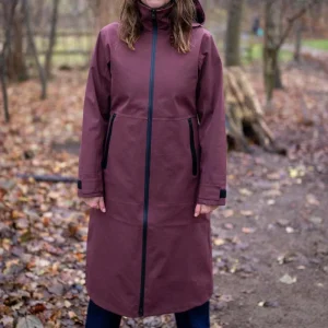 Danefae Premium Regenjas Dames Dogwalker Dark Merlot
