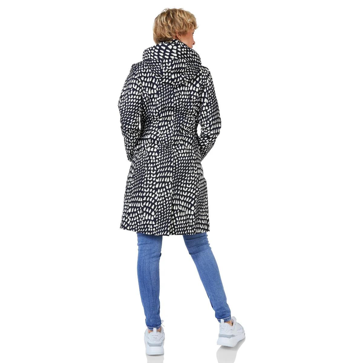 Happy Rainy Days Regenjas Porto Zwart / Beige - Afbeelding 6