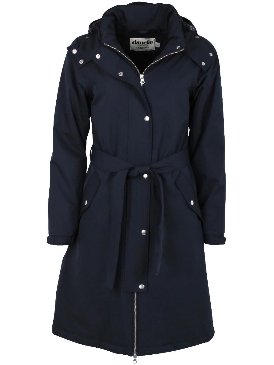 Danefae Winter Regenjas Dames Bornholm Donkerblauw - Afbeelding 8