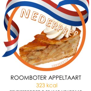 Roomboter appeltaart | gevriesdroogde smaaksensatie | 25 jaar houdbaar