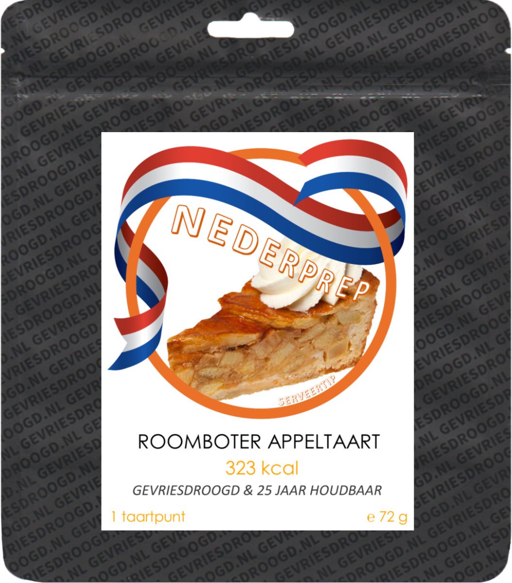Roomboter appeltaart | gevriesdroogde smaaksensatie | 25 jaar houdbaar - Afbeelding 4