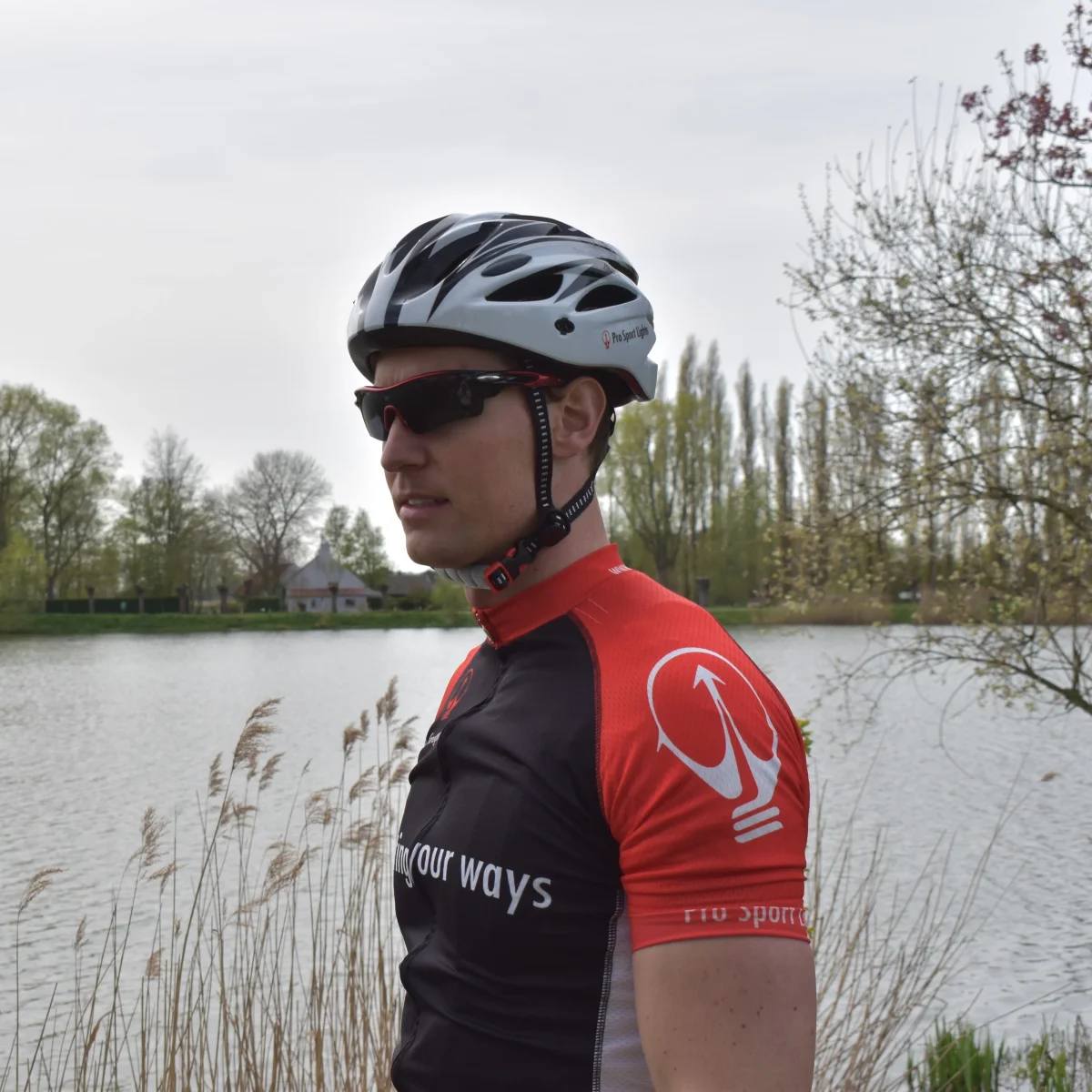 Fietshelm Heren/Dames - Wit/Zwart - Afbeelding 6
